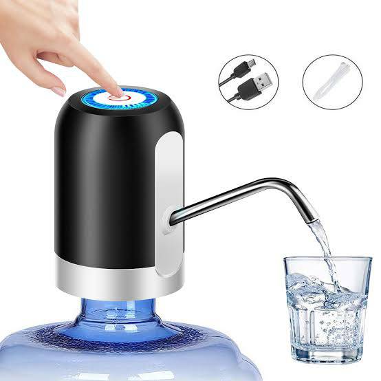 Water dispenser chargeable