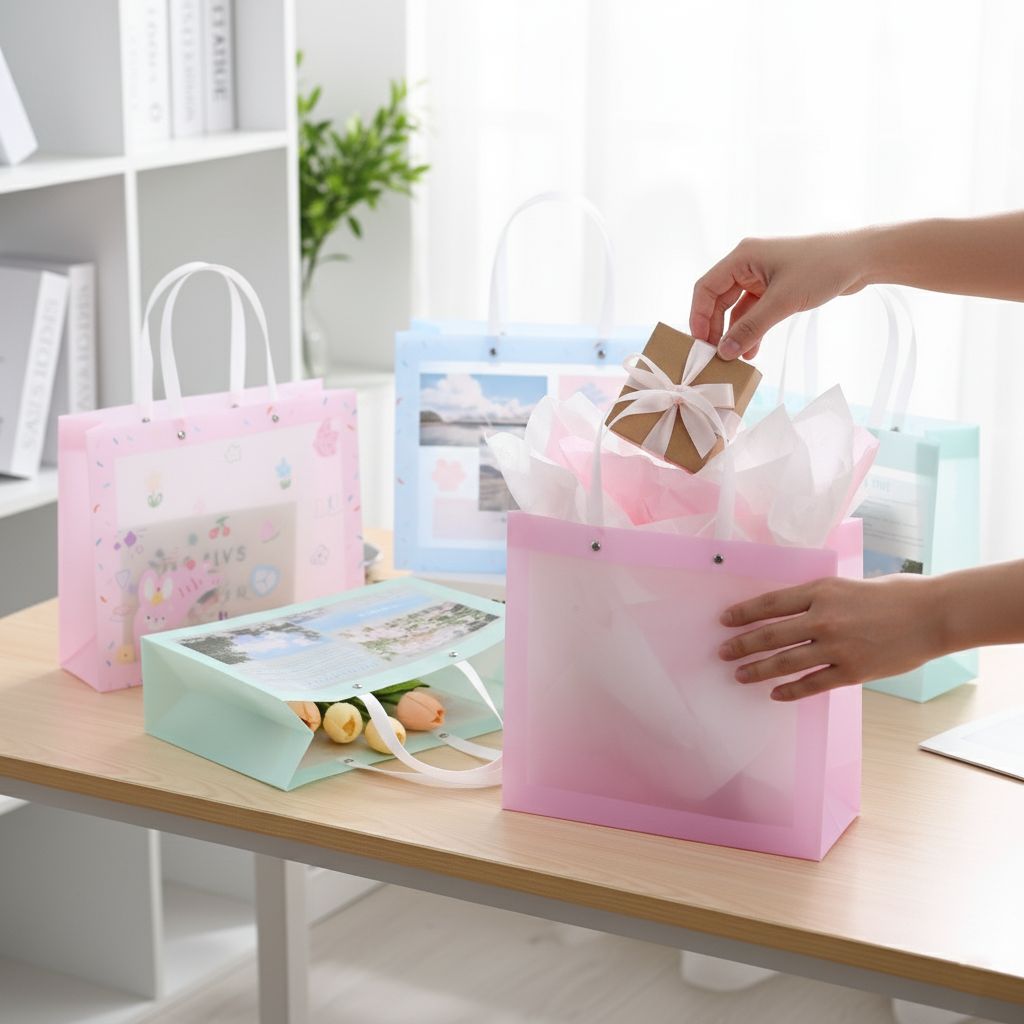 Romantic Story PVC Gift Bags