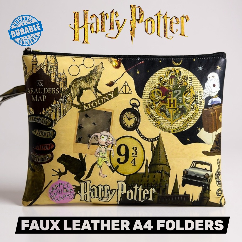 Harry Potter Faux Leather folder