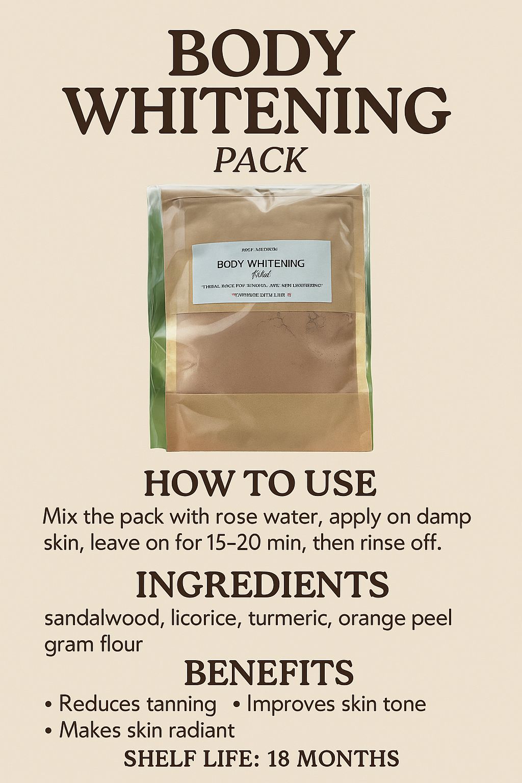 Body Whitening Pack