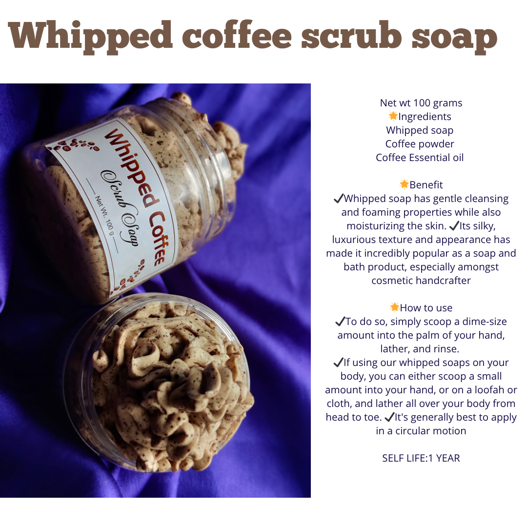 Whipped Coffee Scrub Soap