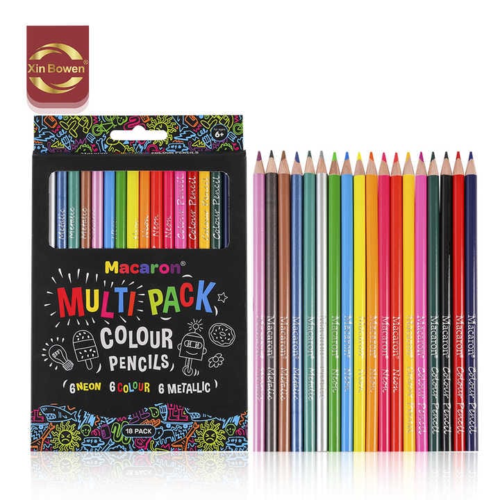 Macaron 18 pc Colour Pencil Set