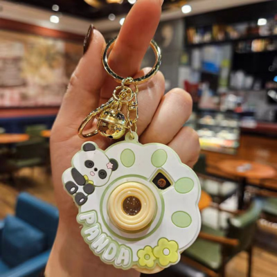 Cute Panda Projector Keychains