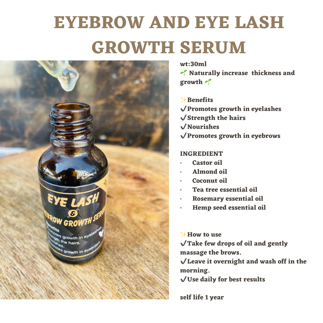 Eyebrow and Eyelash Growth Serum