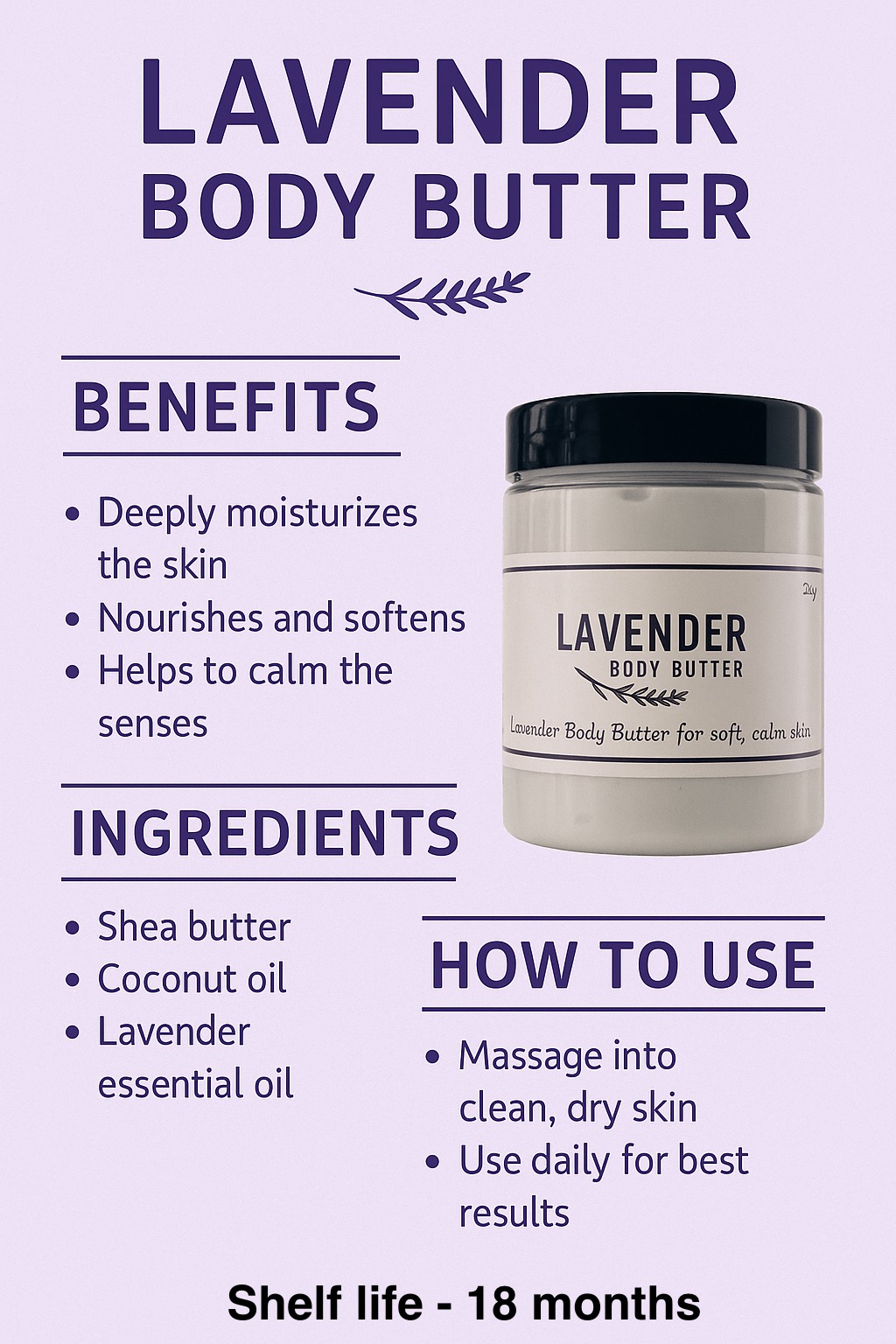 Lavender Body Butter